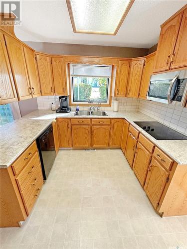 2140 Proton Avenue, Gull Lake, SK - Indoor Photo Showing Kitchen With Double Sink