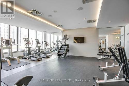 3310 - 4011 Brickstone Mews, Mississauga, ON - Indoor Photo Showing Gym Room