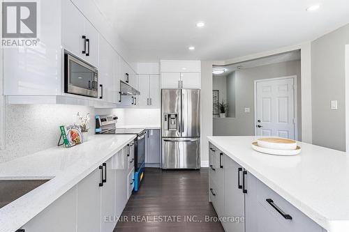 222 Queen Mary Drive, Brampton, ON - Indoor Photo Showing Kitchen With Upgraded Kitchen