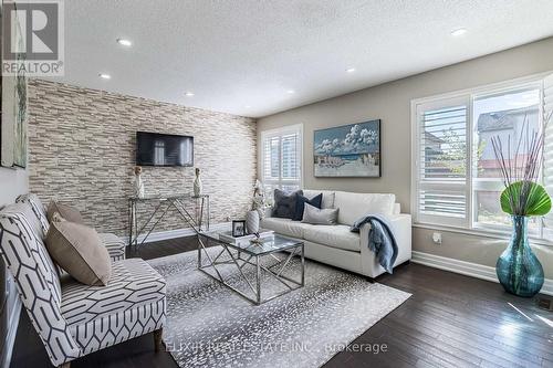 222 Queen Mary Drive, Brampton, ON - Indoor Photo Showing Living Room With Fireplace