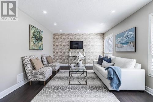 222 Queen Mary Drive, Brampton, ON - Indoor Photo Showing Living Room With Fireplace