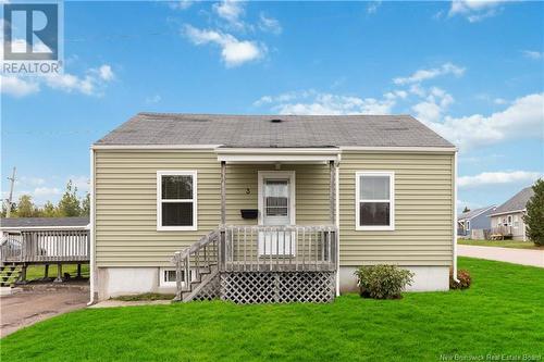 3 Leger Avenue, Dieppe, NB - Outdoor With Deck Patio Veranda