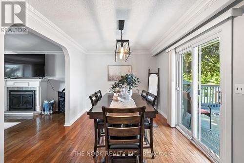 3324 Concession 3 Road, Clarington, ON - Indoor Photo Showing Dining Room With Fireplace