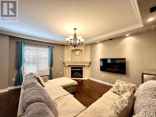 2466 Nichols Drive, Oakville, ON - Indoor Photo Showing Living Room With Fireplace