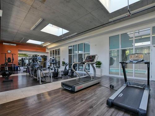 Exercise room - 403-3655 Rue Jean-Gascon, Montréal (Saint-Laurent), QC - Indoor Photo Showing Gym Room