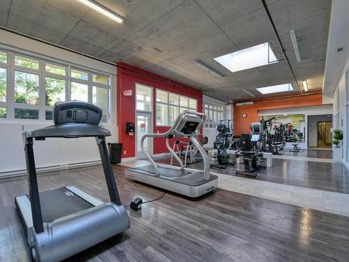 Exercise room - 403-3655 Rue Jean-Gascon, Montréal (Saint-Laurent), QC - Indoor Photo Showing Gym Room