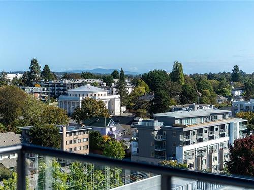 Ph2-1100 Yates St, Victoria, BC - Outdoor With Balcony With View