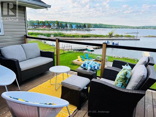 42 Lighthouse Crescent, Tay, ON - Outdoor With Body Of Water With Deck Patio Veranda