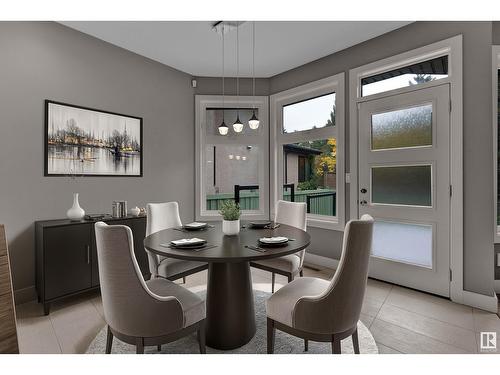 157 Weaver Dr Nw, Edmonton, AB - Indoor Photo Showing Dining Room