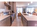 17115 46 St Nw, Edmonton, AB  - Indoor Photo Showing Kitchen With Double Sink 