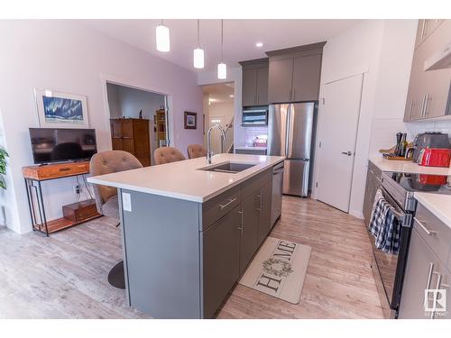 17115 46 St Nw, Edmonton, AB - Indoor Photo Showing Kitchen With Double Sink