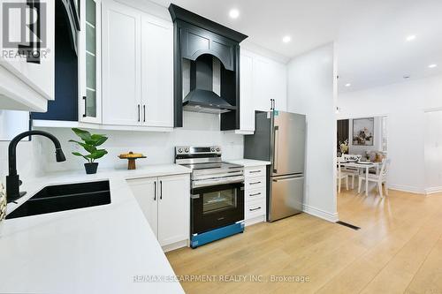 58 Gibson Avenue, Hamilton, ON - Indoor Photo Showing Kitchen With Double Sink With Upgraded Kitchen