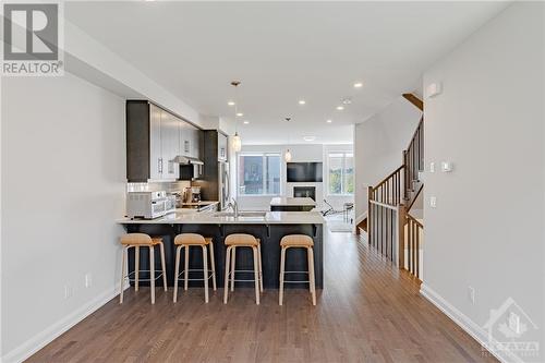 dining room and no rear neighbours backyard - 143 Boundstone Way, Kanata, ON - Indoor Photo Showing Other Room