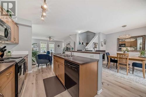 205 Country Village Manor Ne, Calgary, AB - Indoor Photo Showing Kitchen With Double Sink