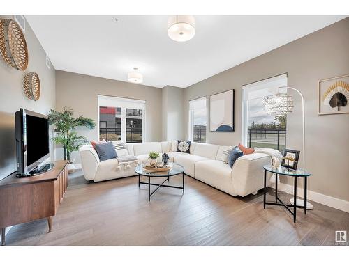 #102 11080 Ellerslie Rd Sw, Edmonton, AB - Indoor Photo Showing Living Room