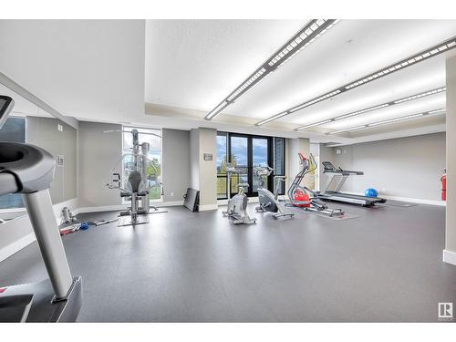 #102 11080 Ellerslie Rd Sw, Edmonton, AB - Indoor Photo Showing Gym Room