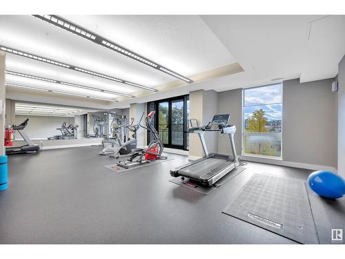 #102 11080 Ellerslie Rd Sw, Edmonton, AB - Indoor Photo Showing Gym Room