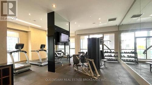 102 - 15 Zorra Street, Toronto, ON - Indoor Photo Showing Gym Room