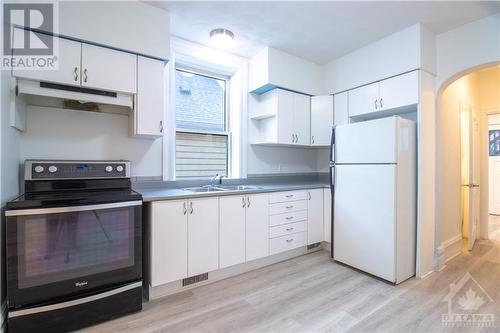 Unit1-Kitchen - 219 Arlington Avenue, Ottawa, ON - Indoor Photo Showing Kitchen With Double Sink