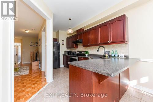 93 Nathaniel Crescent, Brampton, ON - Indoor Photo Showing Kitchen With Double Sink