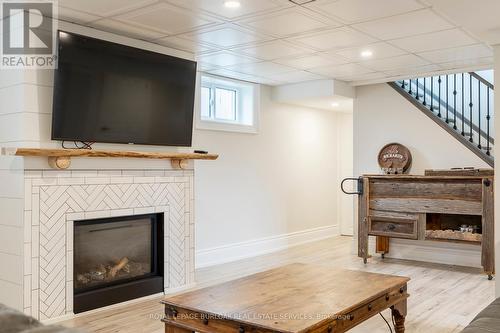 1506 6Th Con Road W, Hamilton, ON - Indoor With Fireplace