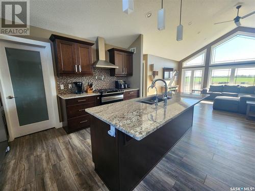 Schenher Acreage, Weyburn Rm No. 67, SK - Indoor Photo Showing Kitchen With Double Sink With Upgraded Kitchen