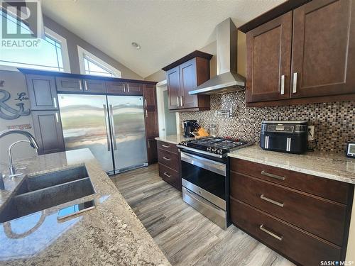 Schenher Acreage, Weyburn Rm No. 67, SK - Indoor Photo Showing Kitchen With Double Sink With Upgraded Kitchen