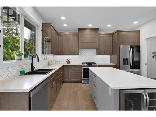 2435 Okanagan Street Unit# 5, Armstrong, BC - Indoor Photo Showing Kitchen With Stainless Steel Kitchen With Double Sink With Upgraded Kitchen