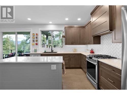 2435 Okanagan Street Unit# 5, Armstrong, BC - Indoor Photo Showing Kitchen With Upgraded Kitchen