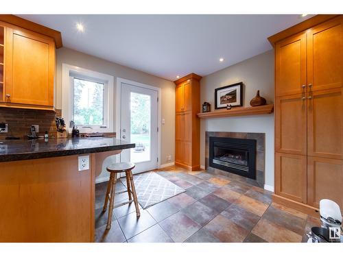 15006 Rio Terrace Dr Nw, Edmonton, AB - Indoor With Fireplace