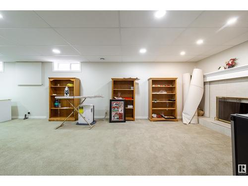 15006 Rio Terrace Dr Nw, Edmonton, AB - Indoor Photo Showing Basement