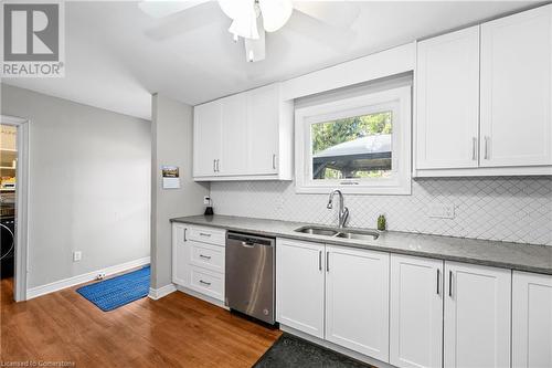 271 Carlisle Road, Hamilton, ON - Indoor Photo Showing Kitchen With Double Sink