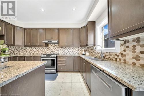 41 Bucksaw Street Street, Brampton, ON - Indoor Photo Showing Kitchen With Double Sink With Upgraded Kitchen