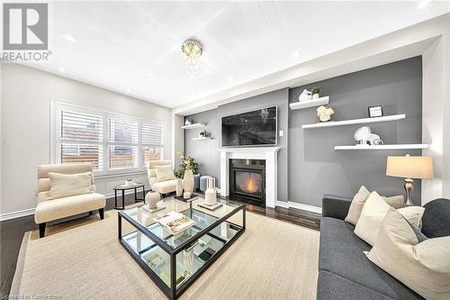 41 Bucksaw Street Street, Brampton, ON - Indoor Photo Showing Living Room With Fireplace