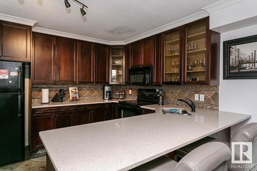 10629 110 St Nw, Edmonton, AB - Indoor Photo Showing Kitchen With Double Sink