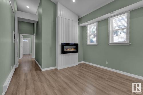 13504 66 St Nw, Edmonton, AB - Indoor Photo Showing Other Room With Fireplace