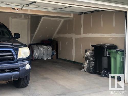 #38 5317 3 Av Sw, Edmonton, AB - Indoor Photo Showing Garage