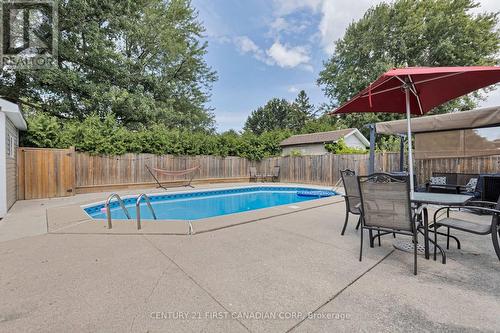 51 Barrett Crescent, London, ON - Outdoor With In Ground Pool With Deck Patio Veranda