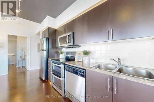 1806 - 15 Legion Road, Toronto, ON - Indoor Photo Showing Kitchen With Double Sink