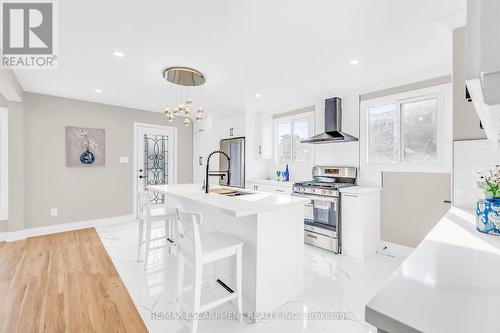 165 Bellingham Drive, Hamilton, ON - Indoor Photo Showing Kitchen With Upgraded Kitchen