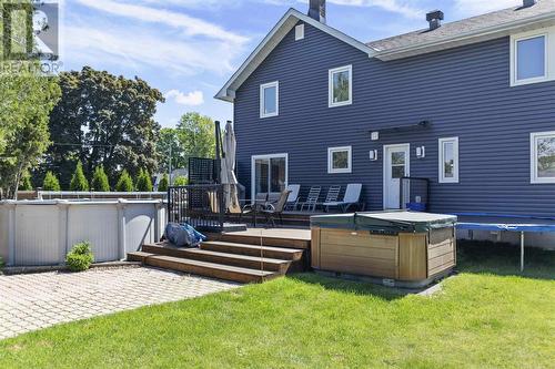 293 Mcgregor Ave, Sault Ste. Marie, ON - Outdoor With Above Ground Pool With Deck Patio Veranda