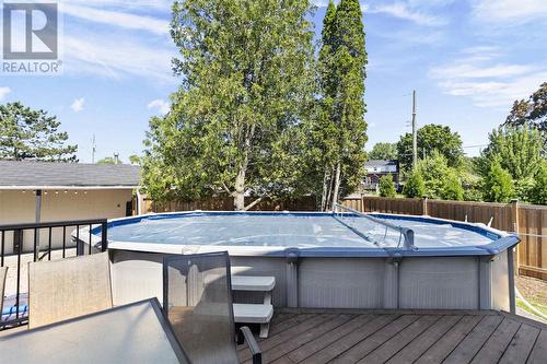 293 Mcgregor Ave, Sault Ste. Marie, ON - Outdoor With Above Ground Pool