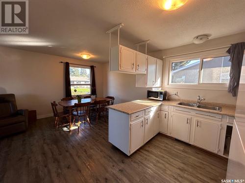 1291 111Th Street, North Battleford, SK - Indoor Photo Showing Kitchen With Double Sink