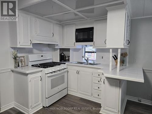 224 - 85 Theme Park Drive N, Wasaga Beach, ON - Indoor Photo Showing Kitchen With Double Sink