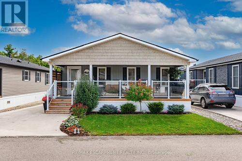 4449 Milburough Line/ 8 Poplar Street, Burlington, ON - Outdoor With Deck Patio Veranda With Facade