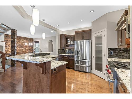 5406 Mcluhan End En Nw, Edmonton, AB - Indoor Photo Showing Kitchen With Upgraded Kitchen