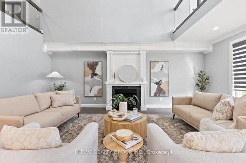 4114 Campbell Street N, London, ON - Indoor Photo Showing Living Room With Fireplace