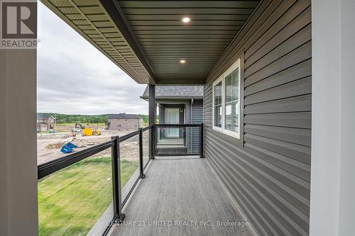 323 Mullighan Gardens, Peterborough (Northcrest), ON - Outdoor With Balcony With Exterior