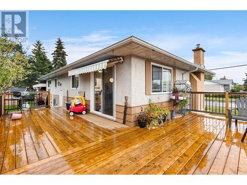 206 N Ogilvie Street, Prince George, BC - Outdoor With Deck Patio Veranda With Exterior