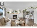 206 N Ogilvie Street, Prince George, BC  - Indoor Photo Showing Living Room With Fireplace 